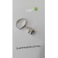 Anello Donna Regolabile In Argento 925% Con Charms Campanella Portafortuna - 1