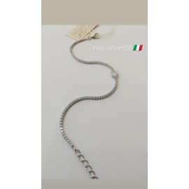 Bracciale Donna Tennis Fogi Silver925 collezione Madame Ref: BDB19/1/2C