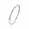 Mrcello Pane Base Bracciale Rigido Componibile in Argento 925