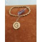 Bracciale Donna Rebecca collezione Groumette Bronzo Dorato BGUBBO03