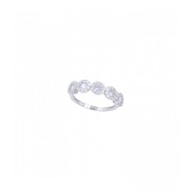 Anello Donna Fogi Silver 925% rodiato oro bianco Ref-BDA45/1/1C/16