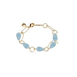 Bracciale Donna In Bronzo Dorato Con Coralli Multicolor BTUBOM09 - Rebecca