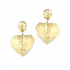 Orecchini Donna Marcello Pane Gioielli in argento 925% dorato Cuore | Honey Collection