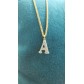 Collana donna in argento 925% con lettera iniziale -M- Rebecca gioielli  collezione Jolie ref- SJ0K0M13