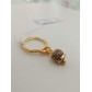 Anello Donna Campanella Pavé in Bronzo rodio oro bianco con zirconi bianchi