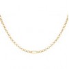 Collana Donna Rebecca MyWorld  in bronzo placcato oro 24kt con catena lavorata.