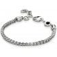  Bracciale Uomo in argento 925% rodio oro bianco  Ananda 925 ref: A-BR413B