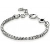  Bracciale Uomo in argento 925% rodio oro bianco  Ananda 925 ref: A-BR413B