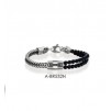  Bracciale Uomo in argento 925% rodio oro bianco  Ananda 925 ref: A-BR413B