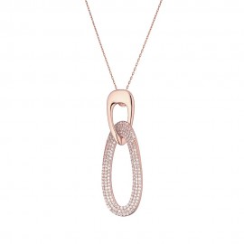 Collana donnaMarcello Pane in argento 925% rosè oval Venice ref CLDV 070