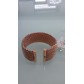 Bracciale Donna Rigido Modello Schiava In Metallo Colore Oro Rosa Ref-Gbr2109- - 2