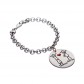 Bracciale Happy Family Con Ciondolo Grande Personalizzabile Con I Tuoi Affetti - 1