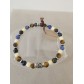 Bracciale Elastico Uomo/Donna Con Beads In Argento 925% E Pietre Dure - 1