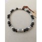 Bracciale Elastico Uomo/Donna Con Beads In Argento 925% E Pietre Dure - 1